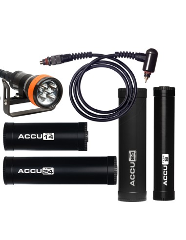 Ammonite System LED SOLARIS 90º cable...