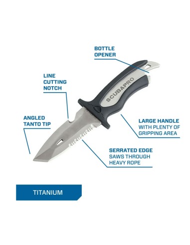 Scubapro Mako Knife Titanium