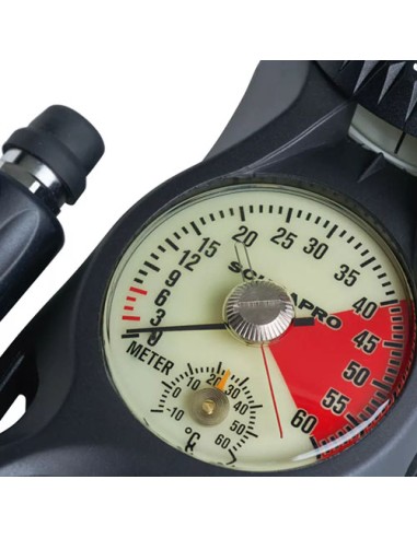 Scubapro 3-Gauge In-line Dive Console