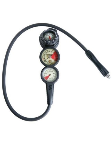 Scubapro 3-Gauge In-line Dive Console