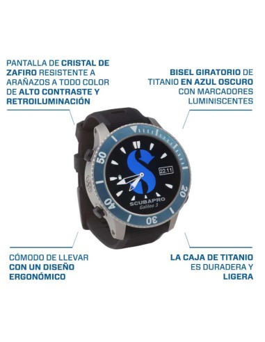 Scubapro Galileo 3 Ti + transmisor