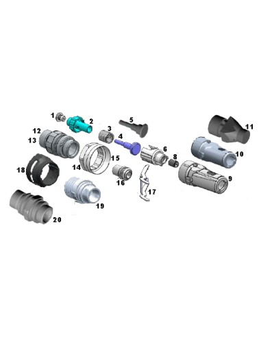 Apeks y2nd stage inner parts Egress,...
