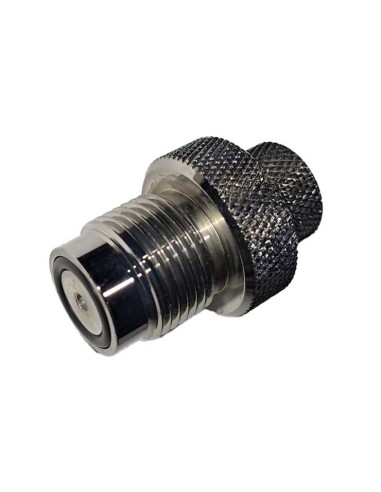 Blind plug with purge DIN 232/300Bar