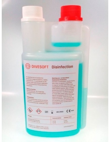 Divesoft disinfection