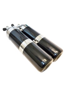 Bibotella 2x12 base plana, Black Edition