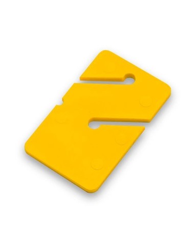 Galleta rectangular amarilla