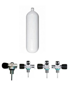 Eurocylinders steel 2 liters tank