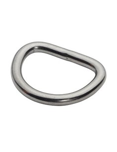 OMS  D-Ring 1" (~25 mm) stainless Steel , straight