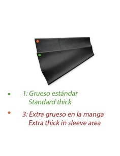 Manguitos de latex cónicos (extra largos)