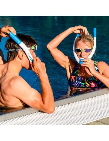 Ameo Powerbreather Sport Edition Blue snorkel