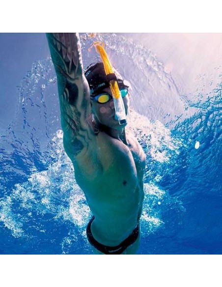 Finis Tubo Frontal Swimmer's Snorkel Amarillo
