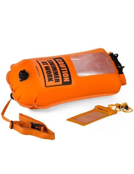  BuddySwim Smartphone 28lt Buoy, Orange