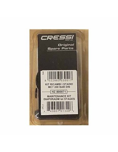 Cressi kit mantenimiento 1ªetapa MC7/MC8 DIN/INT