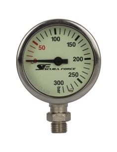 Scuba Force Metall SPG 300bar white