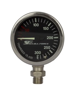 Scuba Force Metall SPG 300bar Black