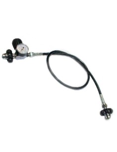 Gas equalizer with pressure gauge