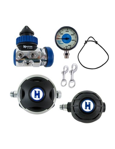 Halcyon H-50D single cylinder regulator set