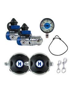 Halcyon H-75P double tank regulator set