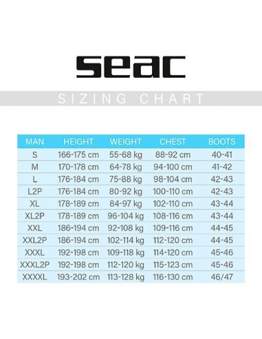 Seac Sub WarmDry drysuit 4mm Men