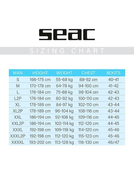 Seac Sub WarmDry drysuit 4mm Men