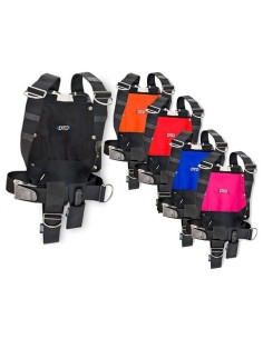 DTD, Backplate Aluminio + Arnés DIR