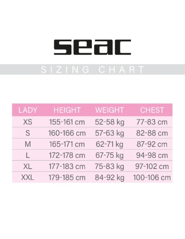 Seac Sub Sense Long 3mm Mujer