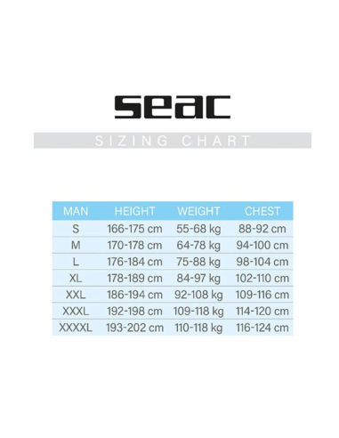 Seac Sub Traje Warm Guard Corto Mujer