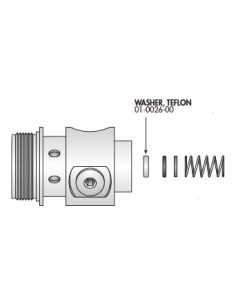 Atomic Aquatics Washer Teflon
